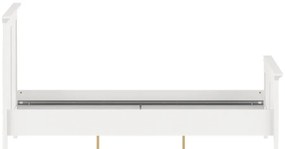 Pat matrimonial alb 160x200 cm Paris – Tvilum