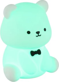 Globo 2870 - Lampă de veghe pentru copii TEDDY, LED RGBW reîncărcabilă, cu reglare a luminozității, LED 1W, 5V, 1200 mAh, ursuleț