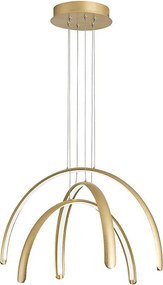 Candelabru LED suspendat pe cablu MEGAN LED/41W/230V auriu