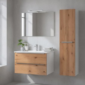 Dulap suspendat Vario Trim 35 stejar alb