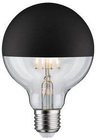 Bec LED dimabil GLOBE G95 E27/6,5W/230V 2700K negru - Paulmann 28676