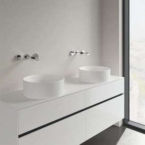 Lavoar pe blat alb 40 cm, rotund, Villeroy  Boch Collaro