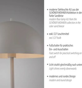 Schöner Wohnen 11727-39 - Lampă de podea ALI 1xE27/25W/230V gri