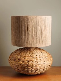 Lampa de masa cu abajur din iuta, Nataia