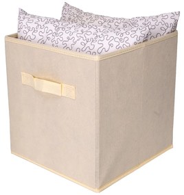 Cutie depozitare, Flex CreamBox, UnicUtil, 28 x 28 x 28 cm, Crem, UUORG13