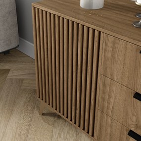 OFERTA Comoda ENTSIAN 150x70cm, stejar artisan clasa a II-a