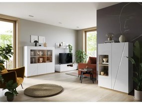 Vitrina Fuji Cu 3 Usi, 150 Cm