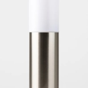 Brilagi - Lampă de exterior NOVA 1xE27/15W/230V 40 cm IP44 crom mat