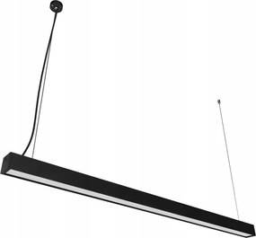 Lustră LED suspendată pe cablu LED/44W/230V 6000K 120 cm neagră