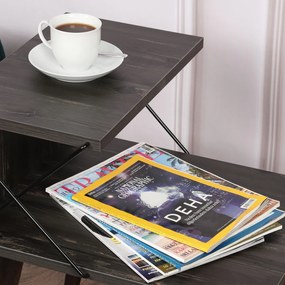 Măsuță de noptieră Cross Dark Brown