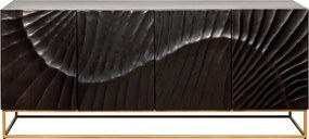 Comoda din lemn Scorpion 177cm Mango negru