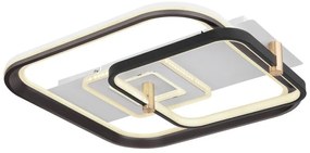Plafoniera LED cu telecomanda design modern Ani alb 48W