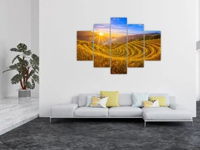 Tablou - Terasele de orez din Vietnam (150x105 cm)