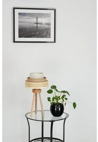 Brilagi - Lampă de masă CEDAR LUNETA 1xE27/15W/230V ratan maro/crem