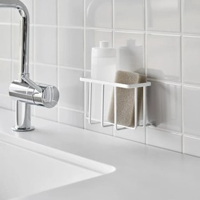 Suport pentru accesorii de spălat alb autoadeziv din metal Film Hook – YAMAZAKI