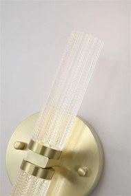 Aplica LED de perete baie metal alama IP44 Aberdeen 2