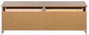 Comodă TV albă din lemn de pin 137x47 cm Anita – Støraa