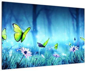 Tablou - Poiană mistică de pădure (90x60 cm)