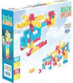 Joc constructii Klix Cubes, 60 piese/cutie