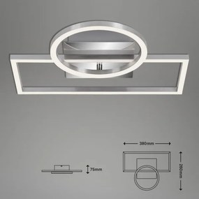 Plafonieră LED dimabilă FRAMES LED/19W/230V Briloner