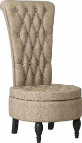 vidaXL Fotoliu slipper Gri deschis 56,5 x 70 x 110 cm