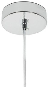 Lustra suspendata din sticla structurata Hat 40 transparent