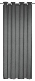 Draperie gri antracit 140x245 cm Struktura Uni – Sehlbach