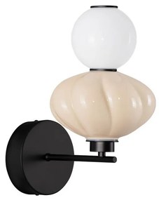 Aplica de perete LED decorativa ceramica Alb, Bej, ONETA