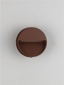 Mini Aplica perete exterior IP65, LED CCT Sete corten 10cm