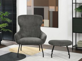 Fotoliu Condor (grafit + negru). 1109986