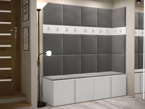 Set mobilier hol II Tomiko (alb + gri). 1070547