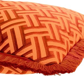 Perna decorativa design LUX Doris L orange, 60x60cm