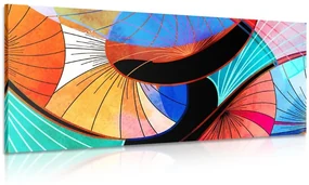 Tablou abstracție viu colorată abstractă