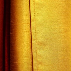 Draperie galbenă din microsatin 140x240 cm Shana – douceur d'intérieur