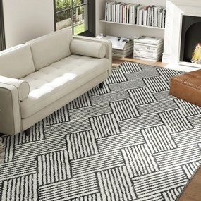 HOMCOM Covor salon 230 x 160 cm fibra scurtă lavabil în mașină hipoalergenic pentru sufragerie, dormitor, birou, gri | Aosom Romania