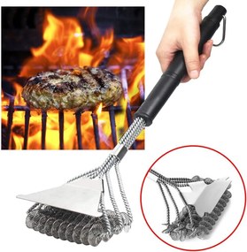 Perie din sârmă pentru curățarea grătarului WELFON