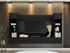 Mobilier living Coprea I (Negru + Marmură negru) . 1104549