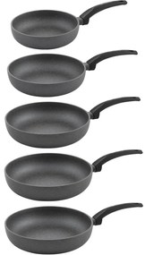 Tigaie Florina Lava Stone MG, 26 cm, gri, diam. 26 cm