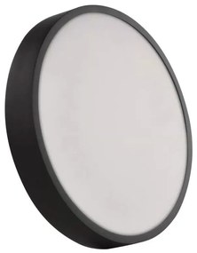 Plafonieră LED/28,5W/230V 3000/3500/4000K d. 30 cm negru