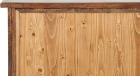 Vitrina, L68 25 H130 cm, nuc antic, lemn masiv