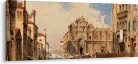 Tablou - Jules-Romain Joyant, The Scuola di San Marco, Venice, reproducere (120x50 cm)