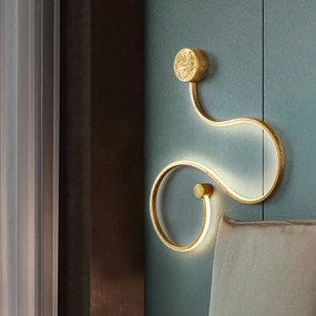 Aplica de perete LED design modern decorativ Grafos auriu SV-227131
