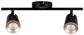 Spot LED 2xLED/5W/230V 3000K negru