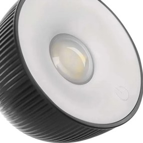 Lampă LED magnetică reîncărcabilă dimabilă de masă 4 în 1 LED/4,2W/3,7V 4000K negru