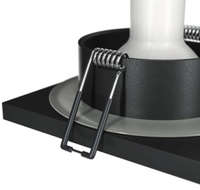 Spot incastrabil design tehnic IP65 Stark negru 8,4x8,4cm