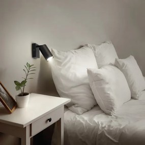 Brilagi - Spot LED de perete dimabil SELE 1xGU10/6W/230V negru