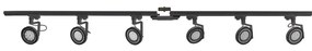 Spot în sistem de șină Zuma Line 3028 MASTER 6xGU10/10W/230V negru
