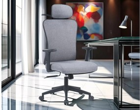 Scaun de birou Q080M material gri