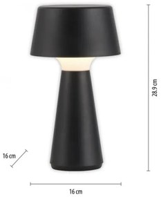 JUST LIGHT. 19260-18 - Lampă LED exterior dimabilă ABERA LED/3W/3,7V IP54