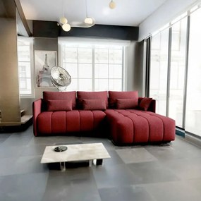 Colțar extensibil dumonde cu ladă de depozitare si sezut confortabil din spuma high-density, Malta Enjoy Winery II 235x185 cm